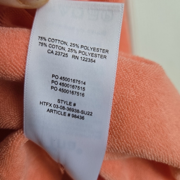 TNA Yale Strawberry Sorbet Terry Short Sleeve Mini Polo Dress - Picture 5 of 8